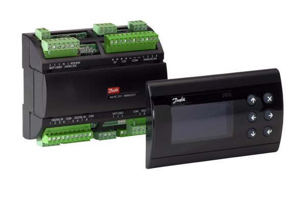 Valdiklis pakuotės AK-PC 551 24V 2SSR RS485 S