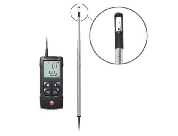 Anemometras skaitmeninis terminis su aplikacija Testo 425