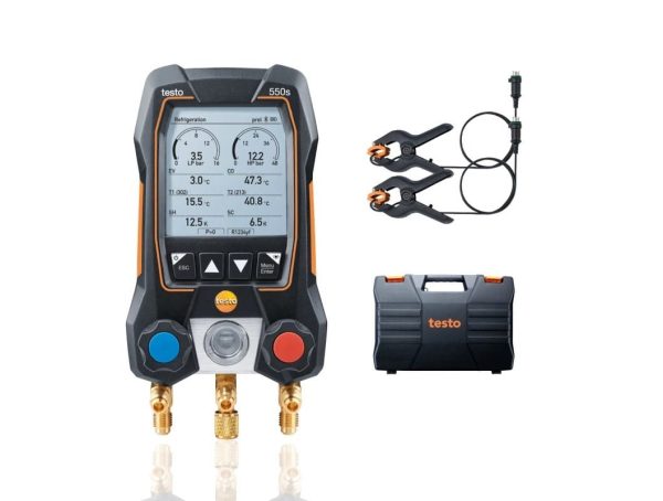 Rinkinys Testo 550s - skaitmeninis kolektorius  su dvikrypčių vožtuvų bloku