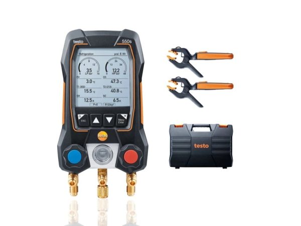 Rinkinys Testo 550s - skaitmeninis kolektorius su Bluetooth ir 2 krypčių vožtuvų bloku