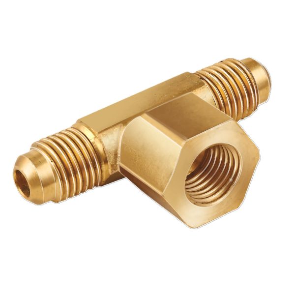 Srieginis trišakis T6-4 1/4"išorė x 1/4"išorė x 1/4"vidus
